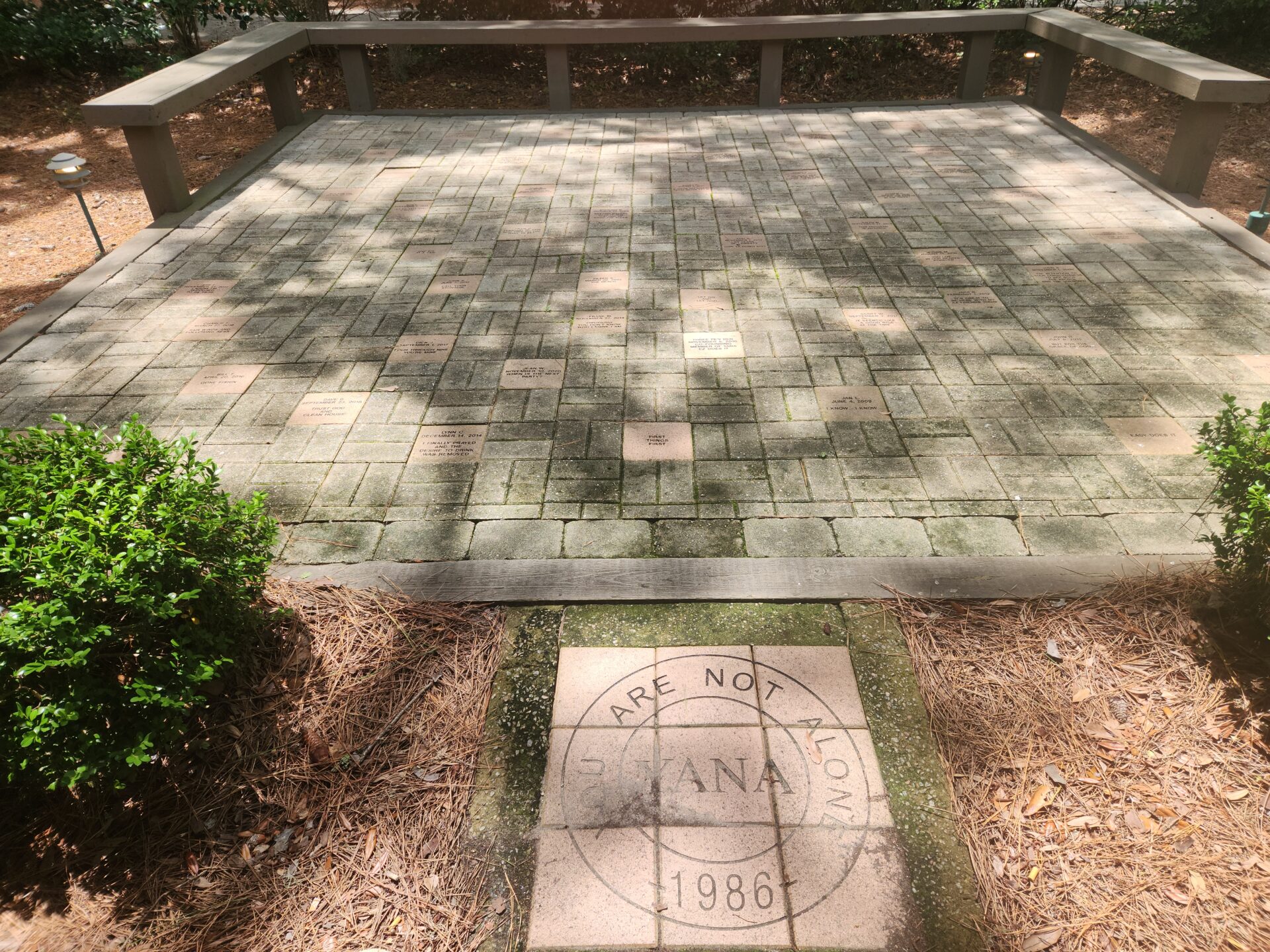 YANA commemorative bricks YANA commemorative bricks