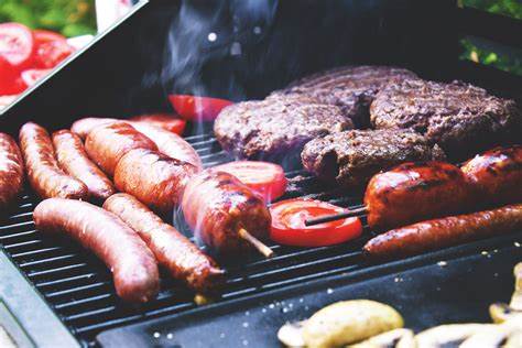 A barbecue grill, or barbeque grill, is a device that cooks food. A barbecue grill